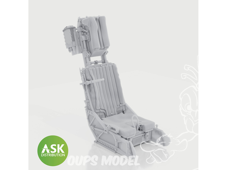 ASK Art Scale Kit accessoire A48072 Siège éjectable SJU-4 sans harnais AV-8B Harrier II Plus UMa Model 1/48