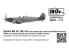 IBG maquette avion 80001 L'ESSENTIEL ! Spitfire Mk Vb 1941-43 Pare-brise Early panneau pare-balles extérieur 1/72