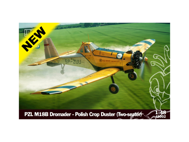IBG maquette avion 48002 PZL M18B Dromader Avion agricole polonais (biplace) 1/48