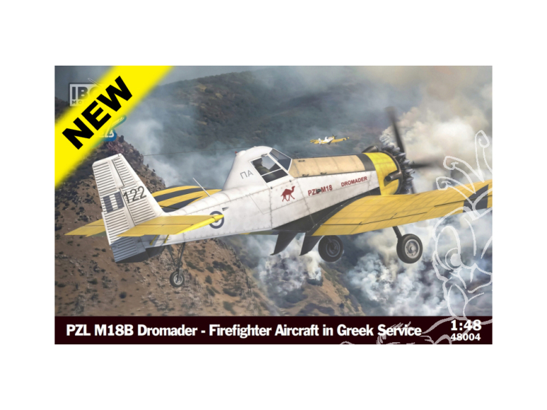 IBG maquette avion 48004 PZL M18 Dromader Avion de lutte contre les incendies en service en Grèce 1/48