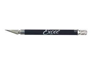 Excel outillage maquette 16018 k18 Cutter corps anti dérapant n°1 Noir