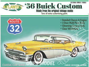 Atlantis maquette voiture H1230 Buick Custom 1956 1/32