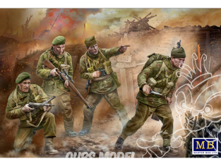 Master Box maquette militaire 35252 Raid meurtrier Commandos britanniques Dieppe WWII 1/35