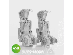 ASK Art Scale Kit accessoire A72029 Sièges éjectables GRU-7A avec harnais F14-A/B Late Great Wall Hobby 1/72