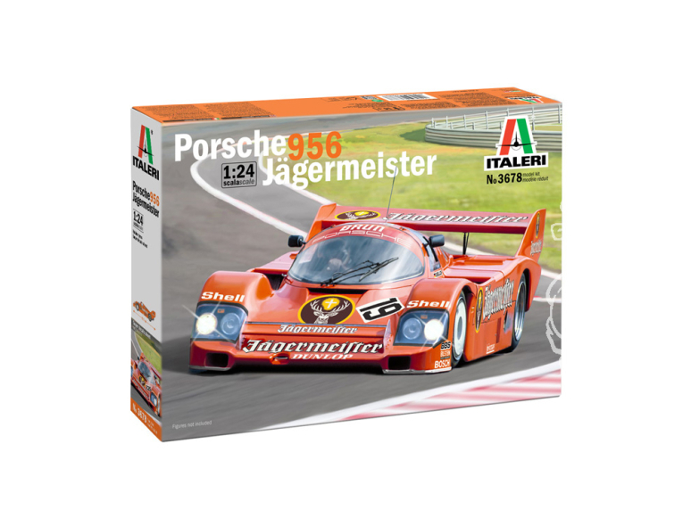 Italeri maquette camion 3678 Porsche 956 Jägermeister 1/24