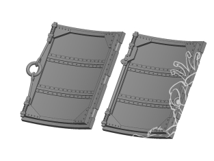 ASK Art Scale Kit accessoire A72039 Porte cockpit Spitfre Mk.I - Mk.II - Mk.V Eduard 1/72