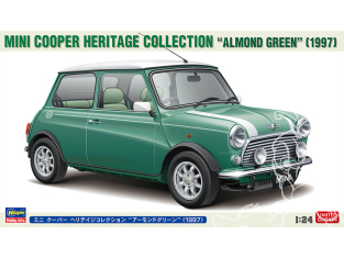 HASEGAWA maquette voiture 20789 Mini Cooper Heritage Collection Vert amande 1.3i 1997 1/24