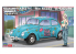 HASEGAWA maquette voiture 52465 Volkswagen Beetle 1966 Asaka Rio avec figurine 1/24