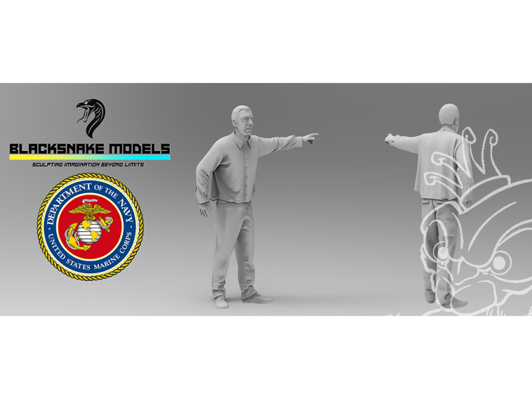 Blacksnake Model figurine USMC-15 Civil Irakien Operation Iraqi Freedom 1/35