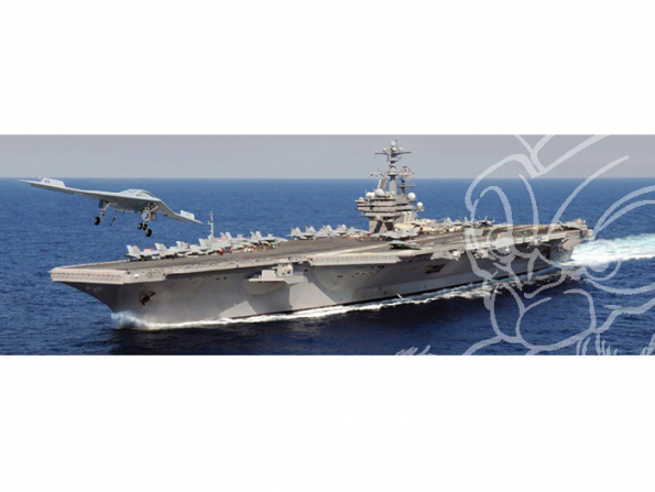 italeri maquette bateau 5534 USS George H.W. Bush CVN-77 1/720