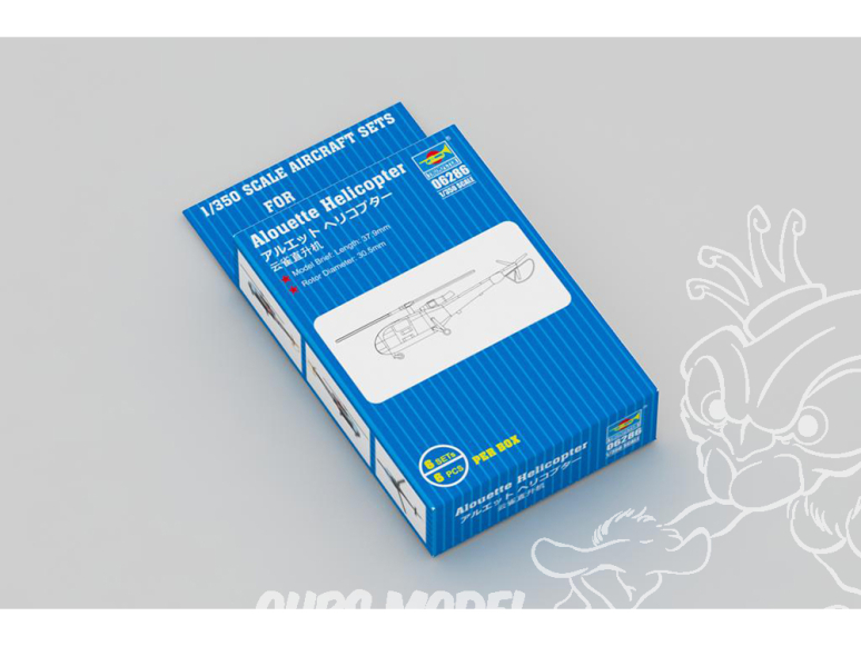 Trumpeter maquette Hélico 06286 Hélicoptère Alouette 1/700