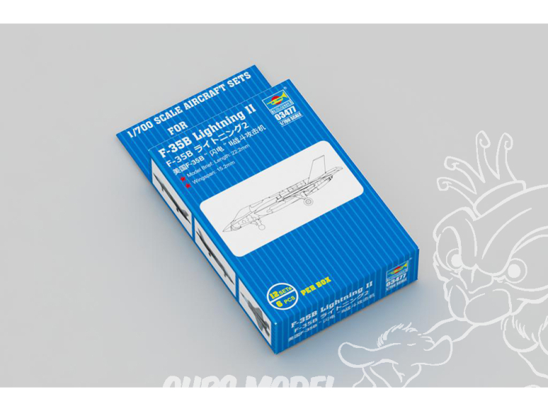 Trumpeter maquette avion 03477 F-35B Lightning II 1/700