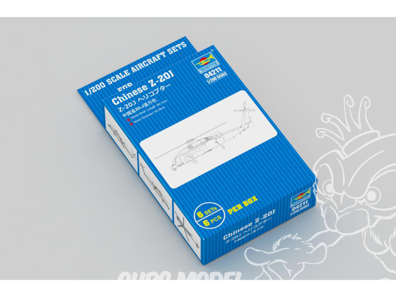 TRUMPETER maquette helicoptére 04211 Harbin Z-20J 1/200