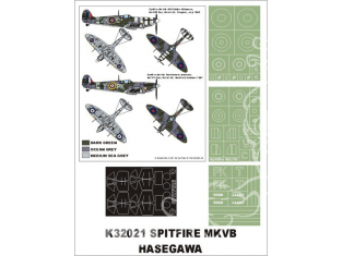 Montex Super Mask K32021 Spitfire Mk VB Polish Hasegawa 1/32