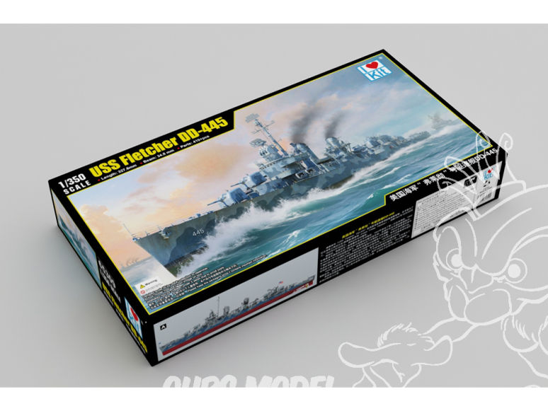 I Love Kit maquette bateau 65309 USS Fletcher DD-445 1/350