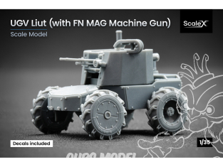 ScaleX maquette militaire VG-35001 UGV Liut MAG 1/35