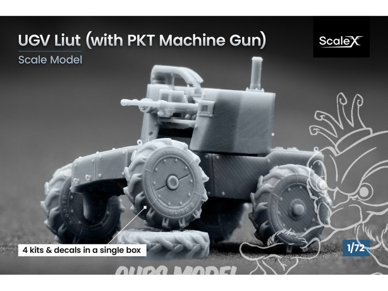 ScaleX maquette militaire VG-72001 UGV Liut PKT 1/72