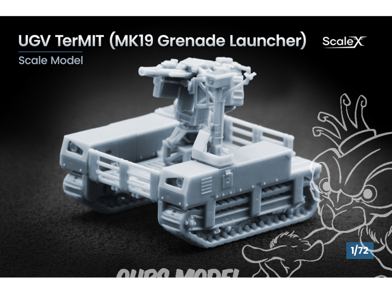 ScaleX maquette militaire VG-72007 UGV Termit avec lance-grenades MK19 1/72