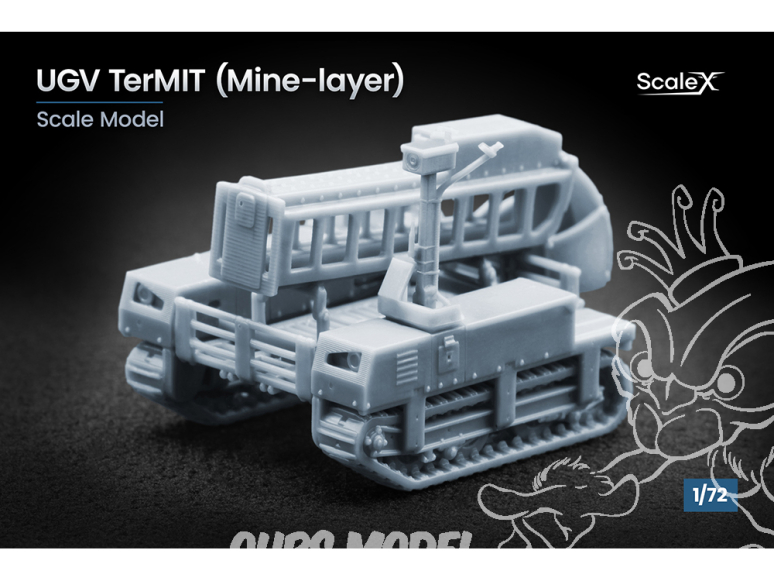 ScaleX maquette militaire VG-72008 UGV Termit livraison de mines 1/72