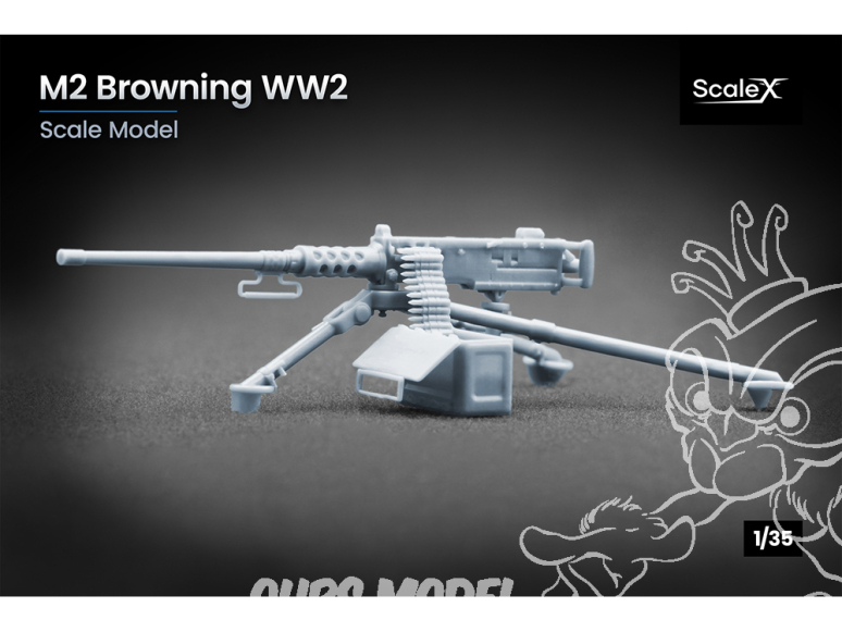ScaleX maquette militaire A-35003 M2 Browning WWII 1/35