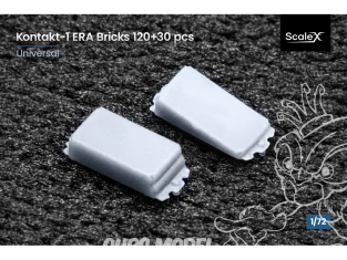 ScaleX maquette militaire A-72001 Kontakt-1 ERA Bricks 120 + 30 1/72