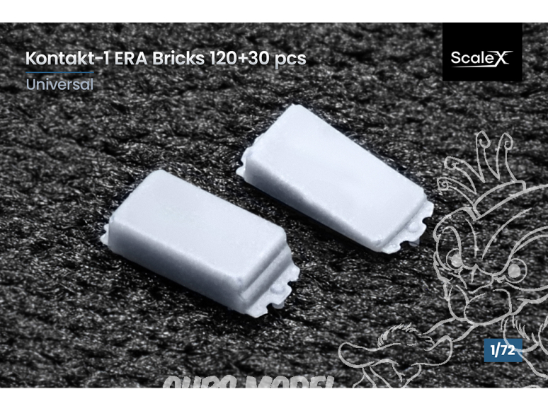 ScaleX maquette militaire A-72001 Kontakt-1 ERA Bricks 120 + 30 1/72
