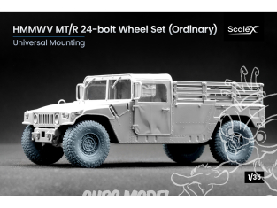ScaleX accessoire militaire WM-35001 HMMWV MT/R 24 boulons set de roues ordinaires 1/35