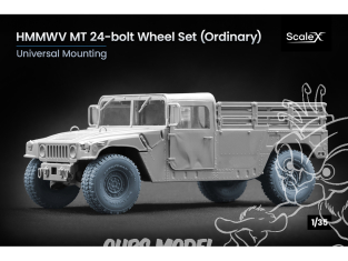 ScaleX accessoire militaire WM-35003 HMMWV MT 24 boulons set de roues ordinaires 1/35