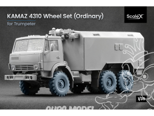 ScaleX accessoire militaire WM-35009 Kamaz 4310 set de roues ordinaires Trumpeter 1/35