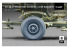 ScaleX accessoire militaire WM-35010C ZU 23-2 Set de roues ordinaires et affaissées Trumpeter 1/35