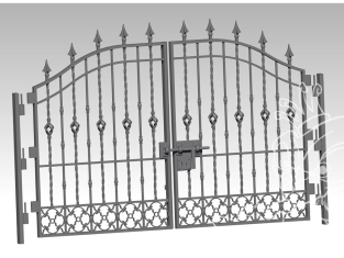 VG DioMODELS VG64024 Modèle de portail à double vantail 1/35