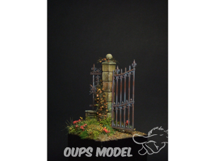 VG DioMODELS VG64025 Portail à deux vantaux modèle 2 1/35