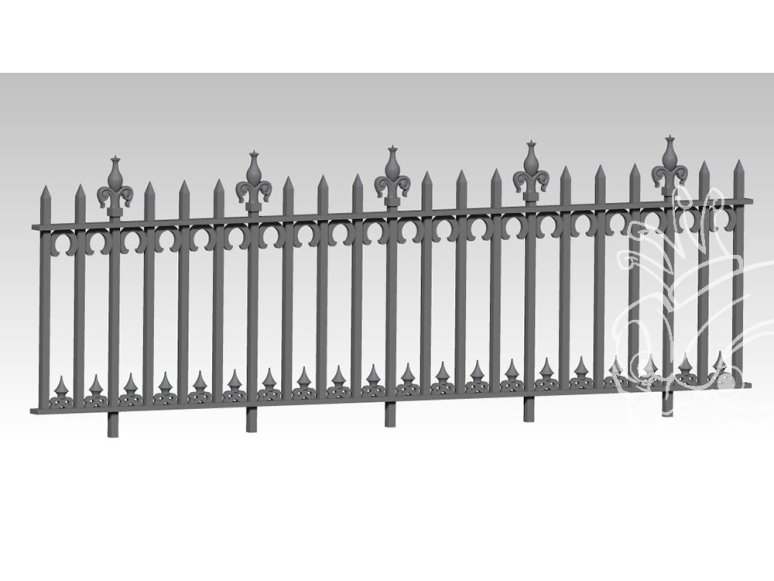 VG DioMODELS VG64027 Grille en fer forgé modèle 2 1/35