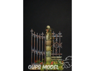 VG DioMODELS VG64028 Grille en fer forgé modèle 3 1/35