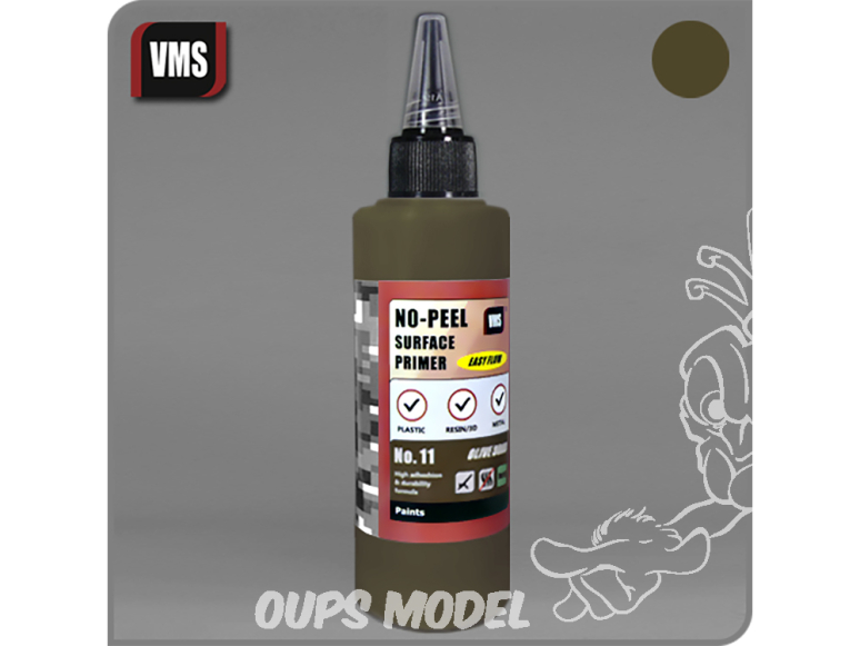 VMS PR11 Apprêt acrylique No-Peel No.11 Vert olive - Olive Drab 100ml