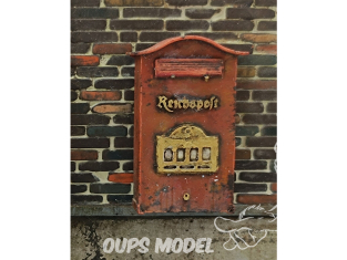 VG DioMODELS VG64112 Boite aux lettres Bureau de poste impérial allemand de Buzón 1/35