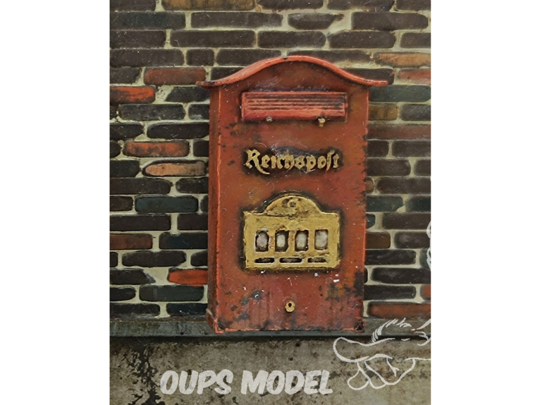 VG DioMODELS VG64112 Boite aux lettres Bureau de poste impérial allemand de Buzón 1/35