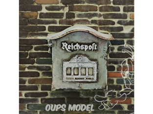 VG DioMODELS VG64114 Boite aux lettres Bureau de poste impérial allemand de Buzón modele 4 1/35