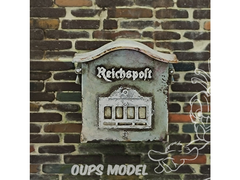 VG DioMODELS VG64114 Boite aux lettres Bureau de poste impérial allemand de Buzón modele 4 1/35