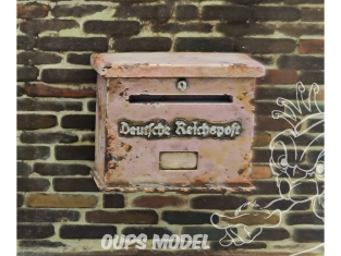 VG DioMODELS VG64115 Boite aux lettres Bureau de poste impérial allemand de Buzón modele 5 1/35