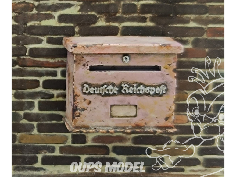 VG DioMODELS VG64115 Boite aux lettres Bureau de poste impérial allemand de Buzón modele 5 1/35