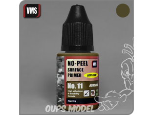 VMS PR11s Apprêt acrylique No-Peel No.11 Vert olive - Olive drab 30ml