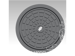 VG DioMODELS VG64031 Plaque d'égout modèle 2 1/35