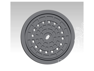 VG DioMODELS VG64030 Plaque d'égout modèle 1 1/35