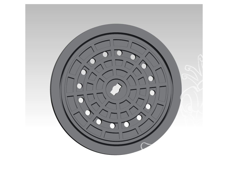 VG DioMODELS VG64030 Plaque d'égout modèle 1 1/35