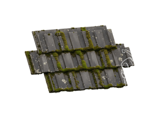 VG DioMODELS VG64119 Modèle de tuile mécaniques 184 unités 1/35