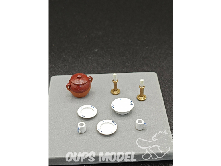 VG DioMODELS VG64036 Ensemble d'ustensiles de cuisine 1/35