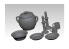 VG DioMODELS VG64036 Ensemble d'ustensiles de cuisine 1/35