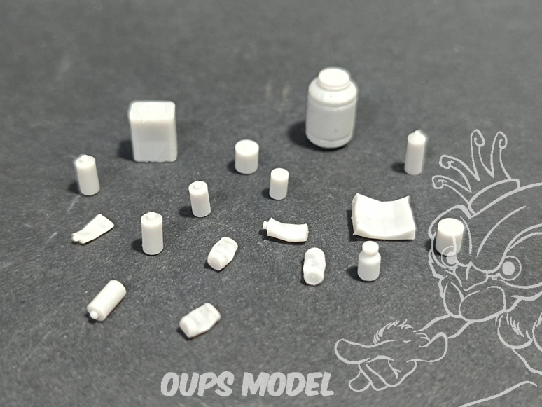 VG DioMODELS VG64069 Ensemble de petites bouteilles et de petits pots 1/35