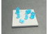 VG DioMODELS VG64085 Ensemble de carafes à eau en résine transparente bleue 1/35